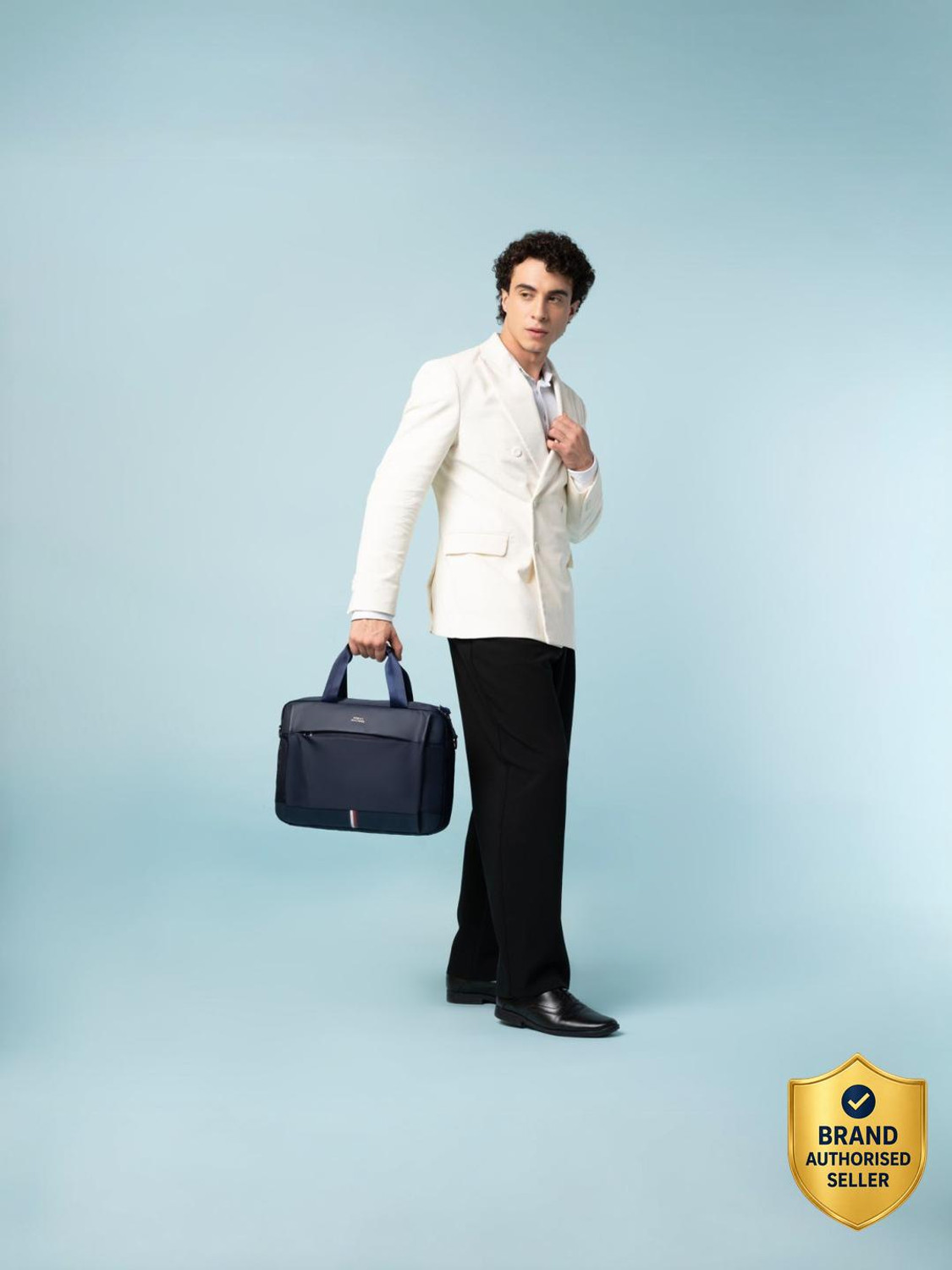Image of TOMMY HILFIGER Men & Women Blue Messenger Bag
