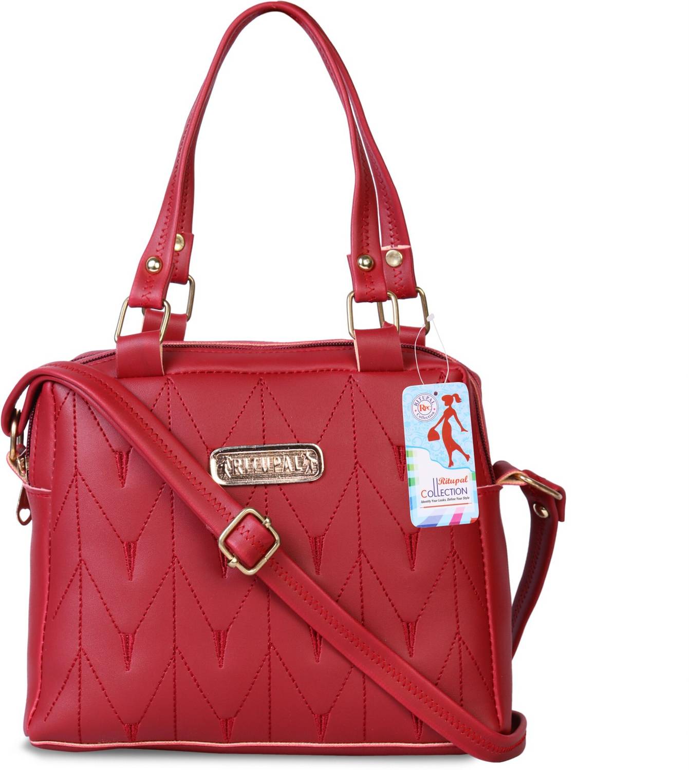 Ritupal COLLECTION Women Maroon Hand-held Bag