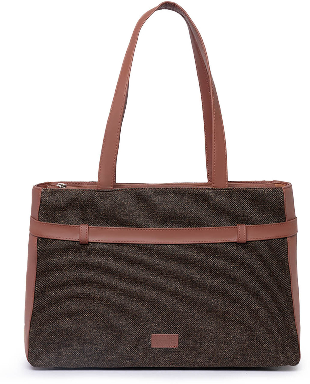 Image of ZOUK Women Brown Shoulder Bag