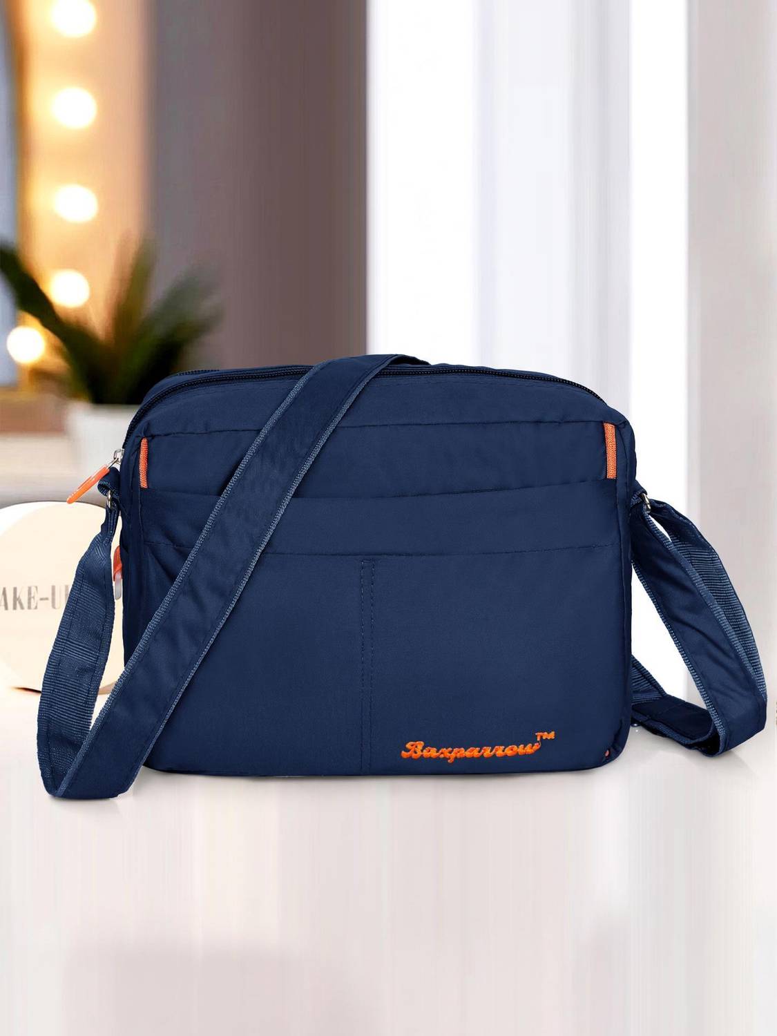 baxparrow Men & Women Blue Messenger Bag
