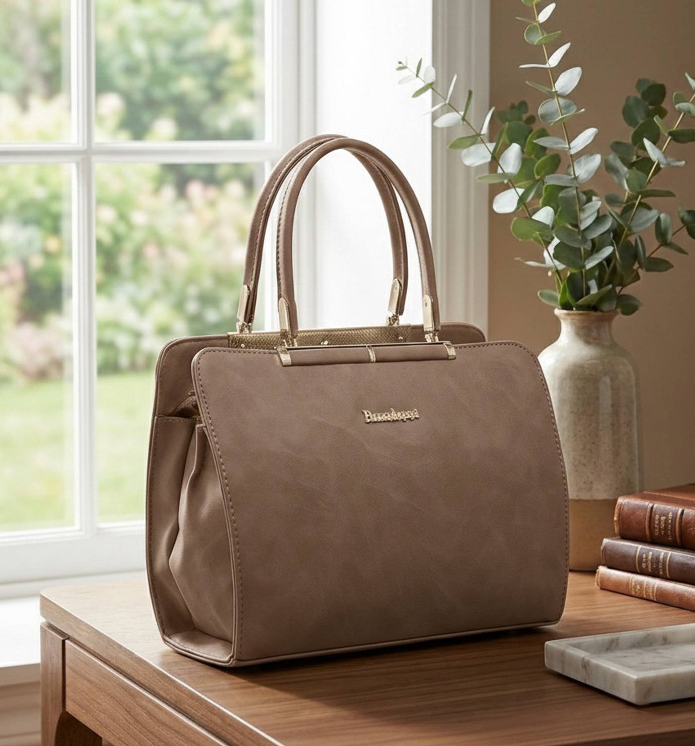 Brandroot Women Brown Hand-held Bag
