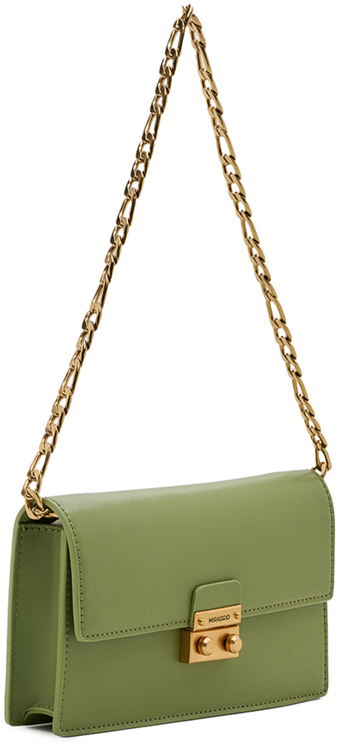 Image of Miraggio Green Women Sling Bag Sammy Shoulder Bag