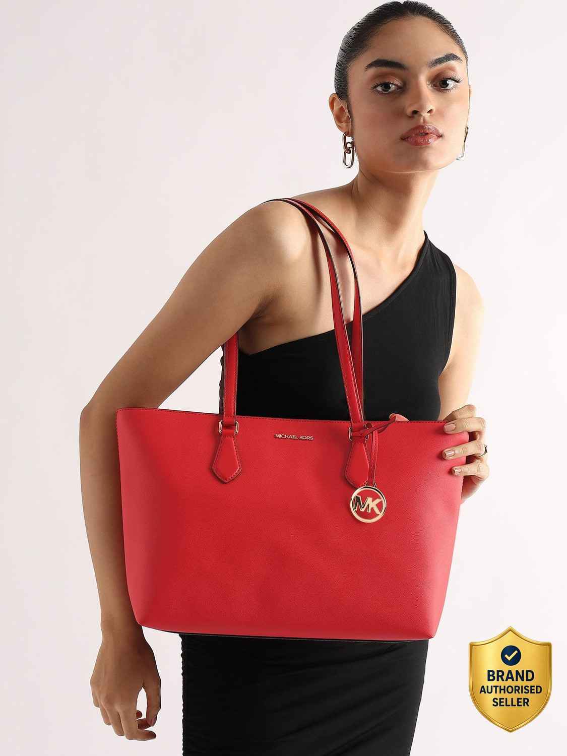 Image of MICHAEL KORS Women Red Tote