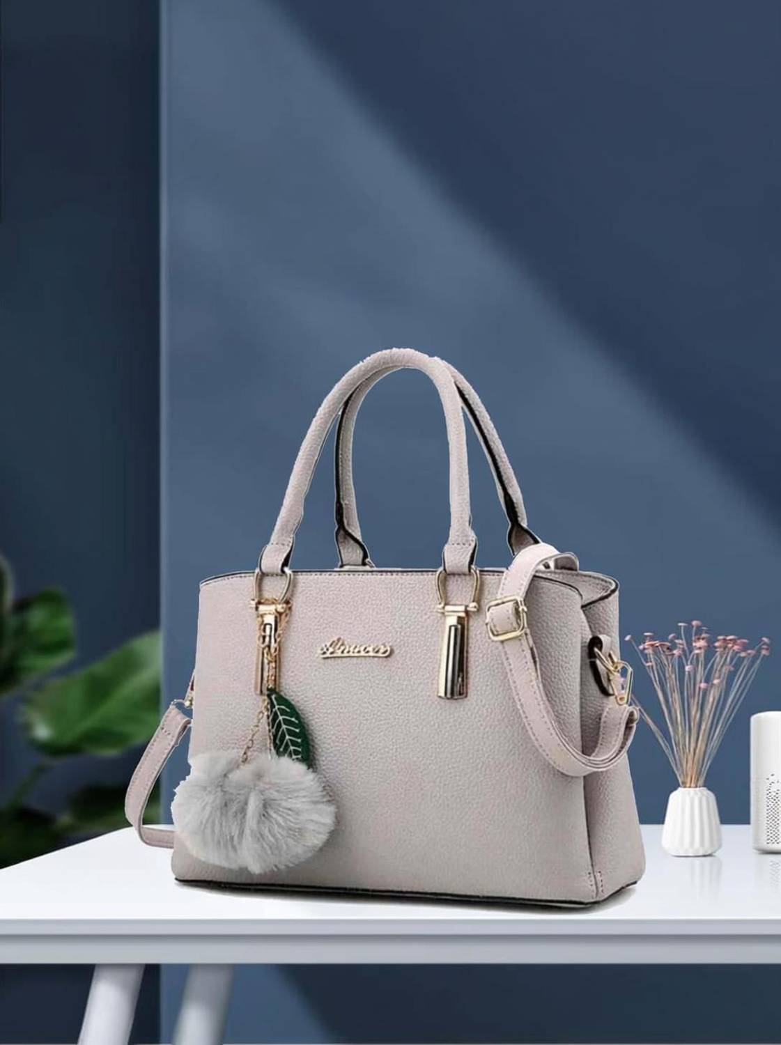 BKB Creations Women Grey Handbag