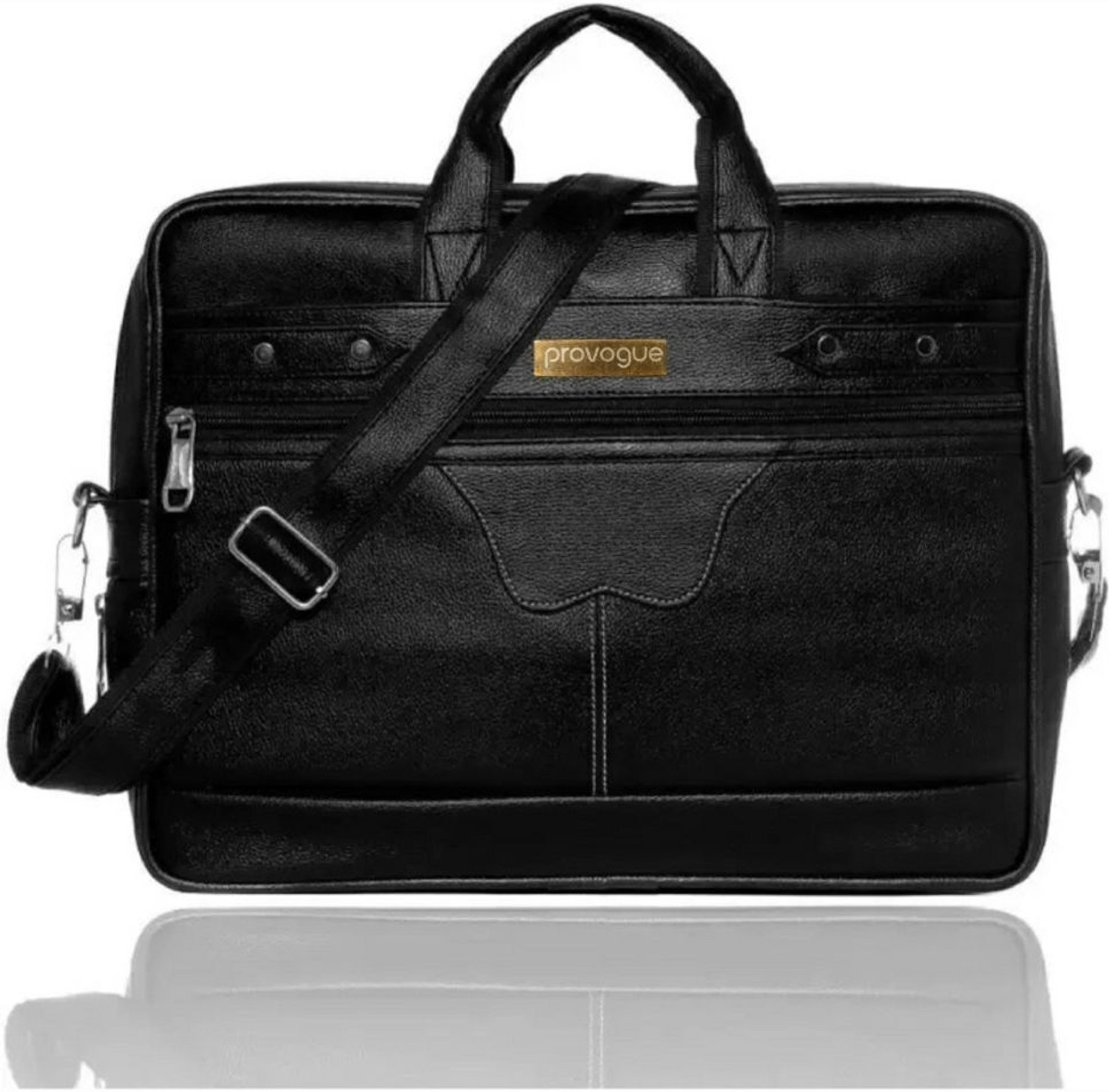 Image of PROVOGUE Men & Women Black Messenger Bag