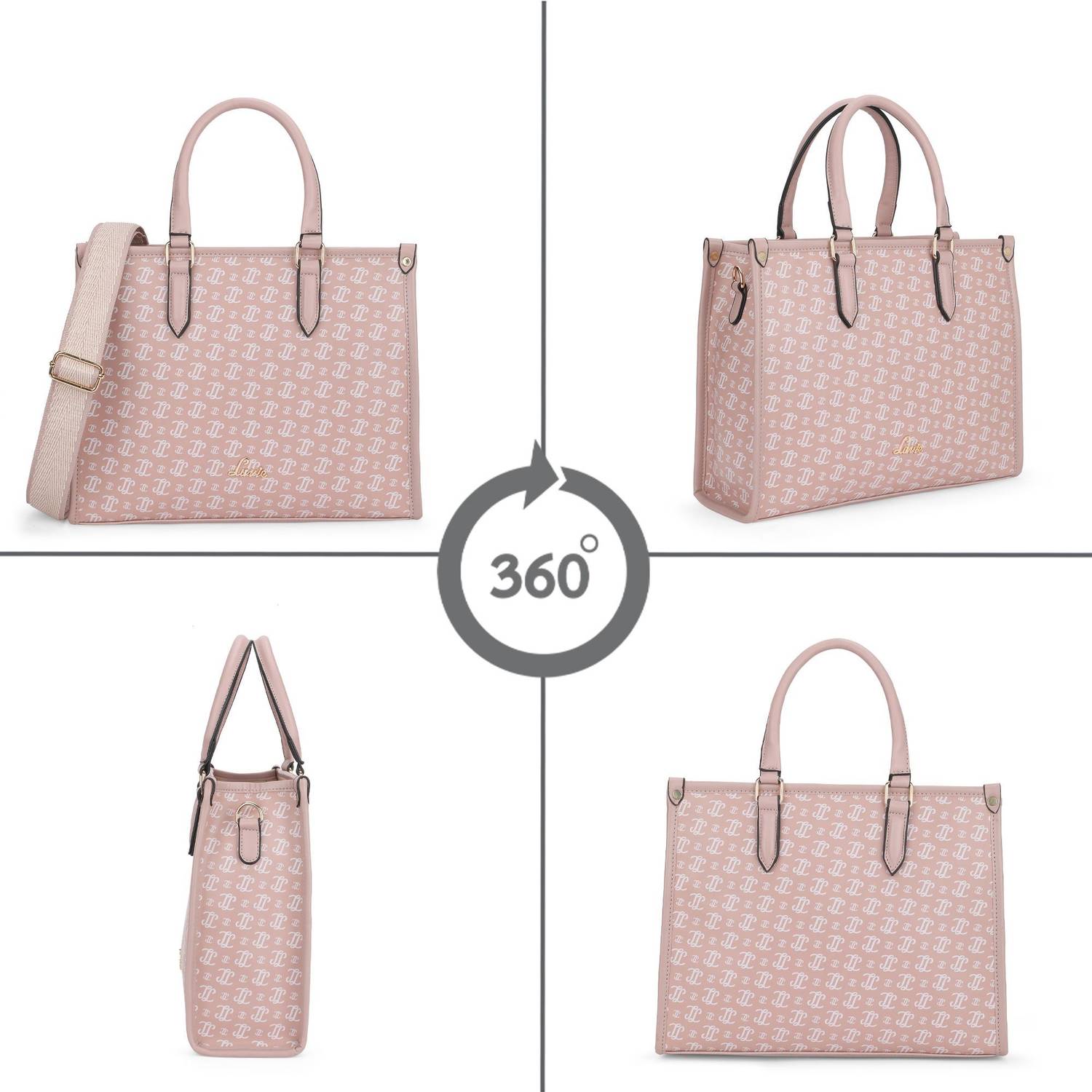 LAVIE Women Pink Satchel Handbag - Image 5