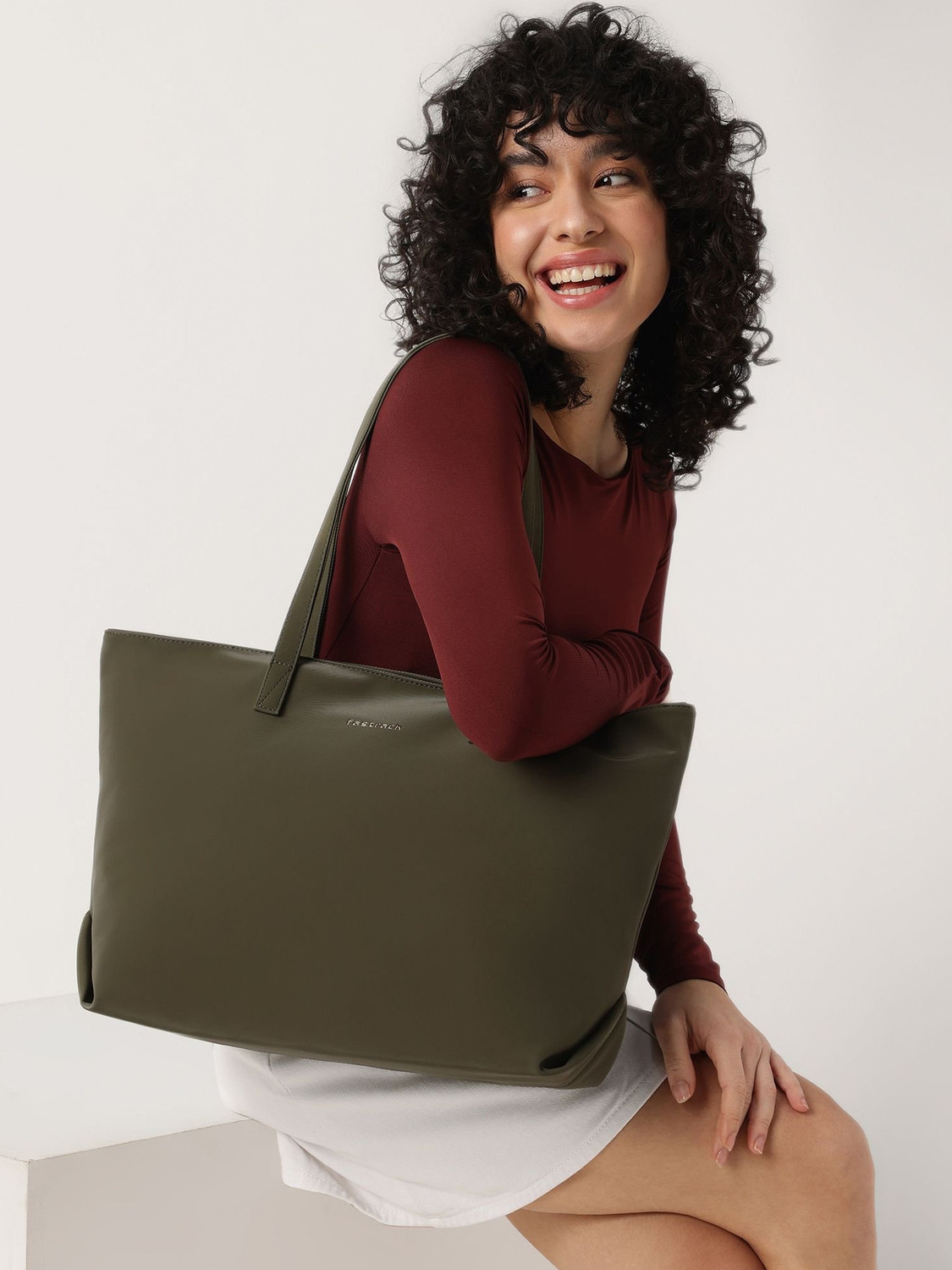 Image of Fastrack Women Green Tote