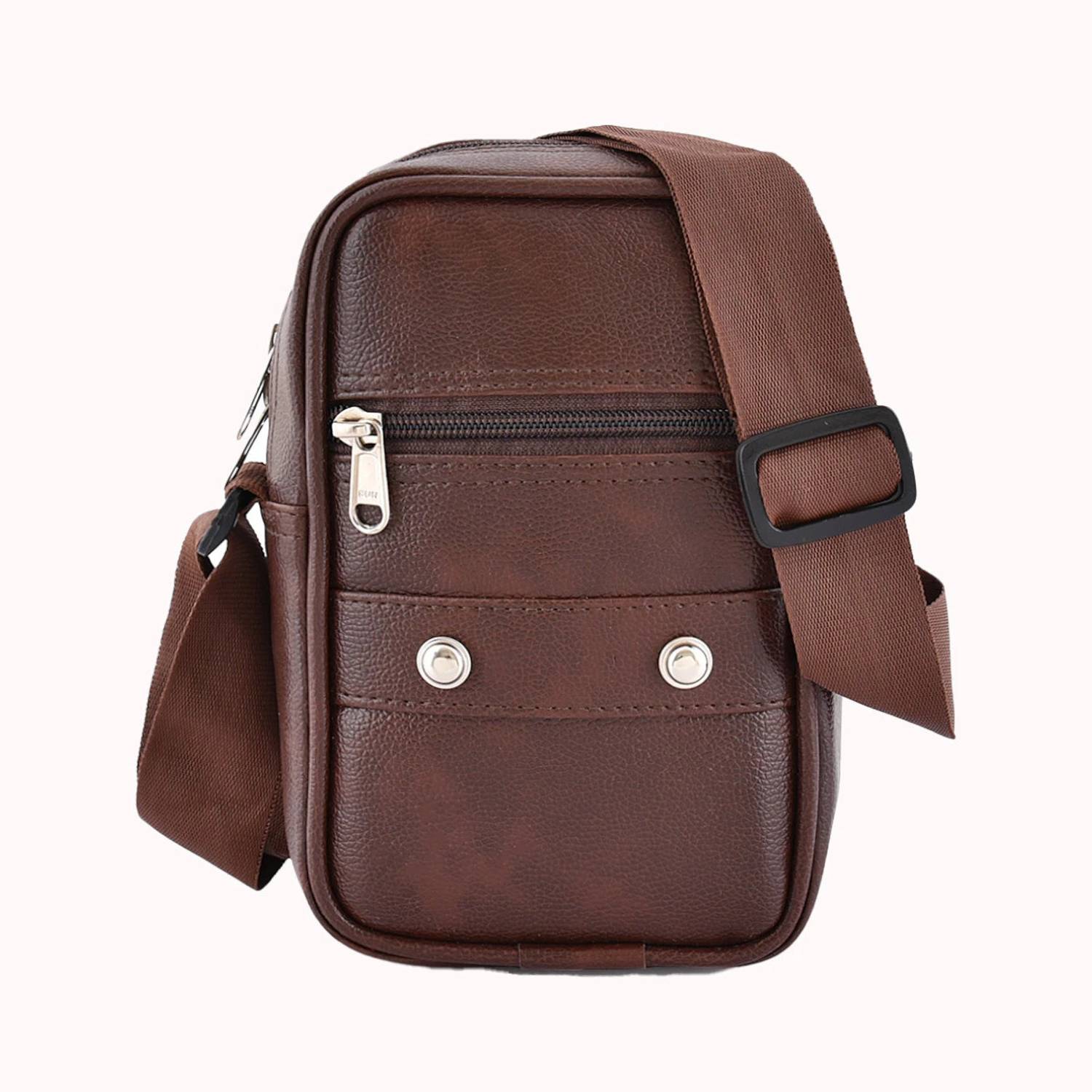 Alison Men Brown Messenger Bag