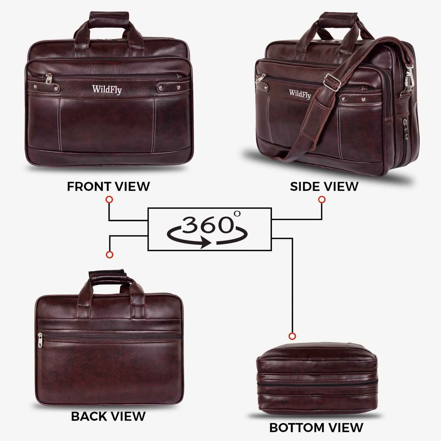 Image of IMPEX Men & Women Brown Messenger Bag