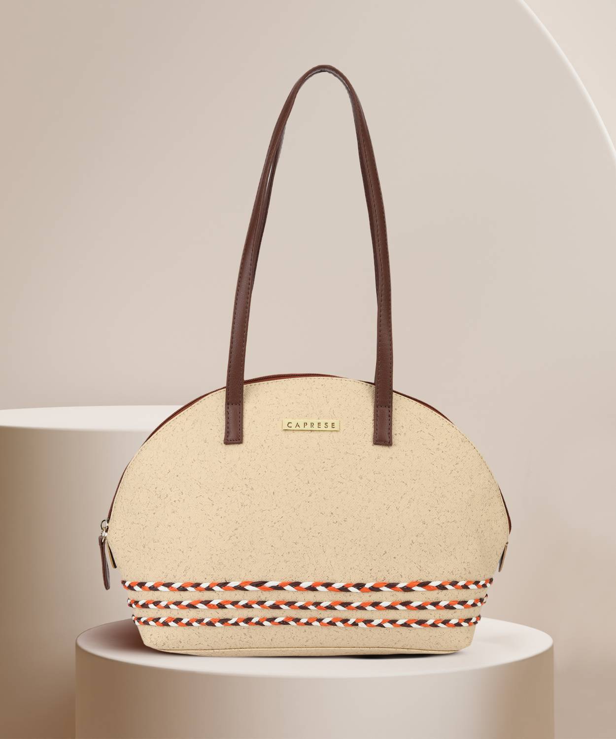 Caprese Women Beige Shoulder Bag