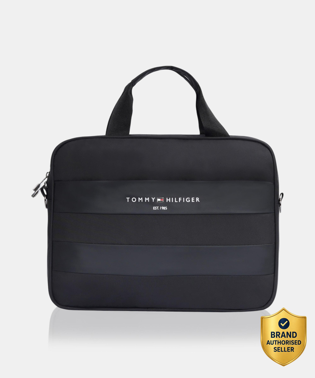 Image of TOMMY HILFIGER Men & Women Black Messenger Bag