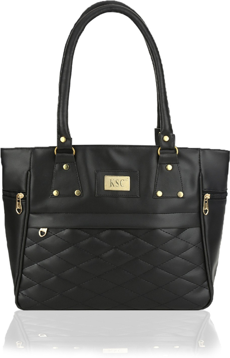 Image of khatushyam collection Women Black Hand-held Bag