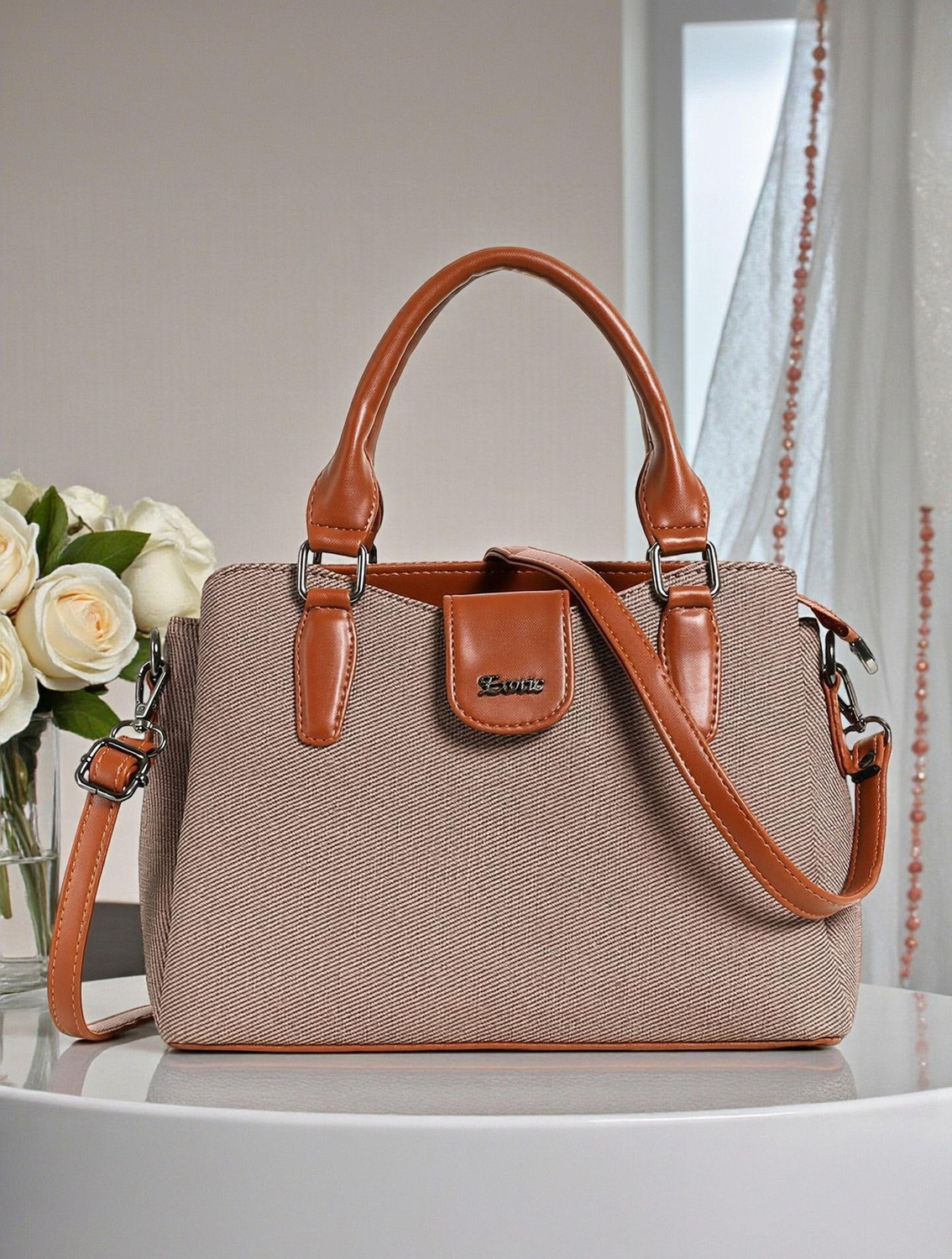 Image of Exotic Women Brown Handbag