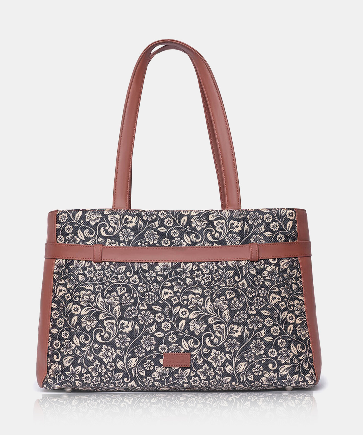 Image of ZOUK Women Black, Beige Shoulder Bag