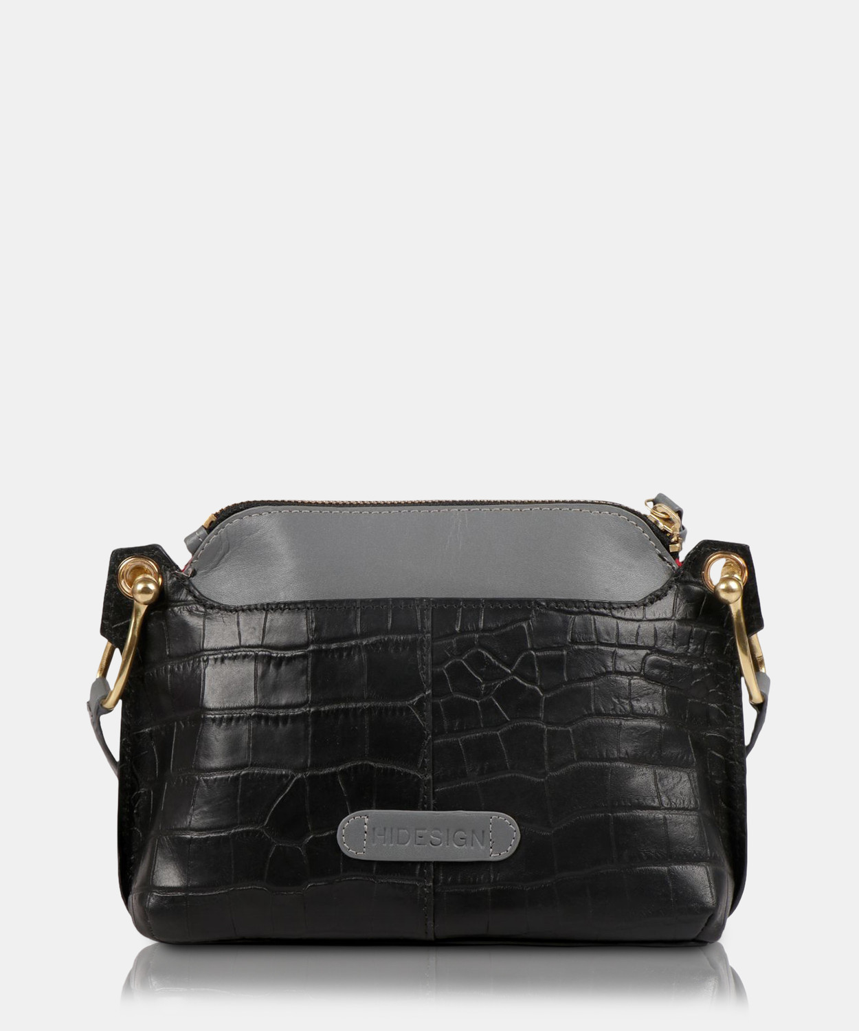 Image of HIDESIGN Women Black Sling Bag