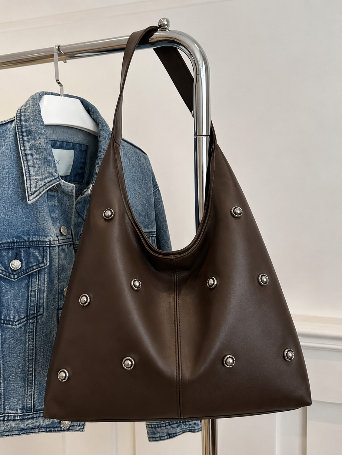 Image of BUBBLING Women Brown Tote