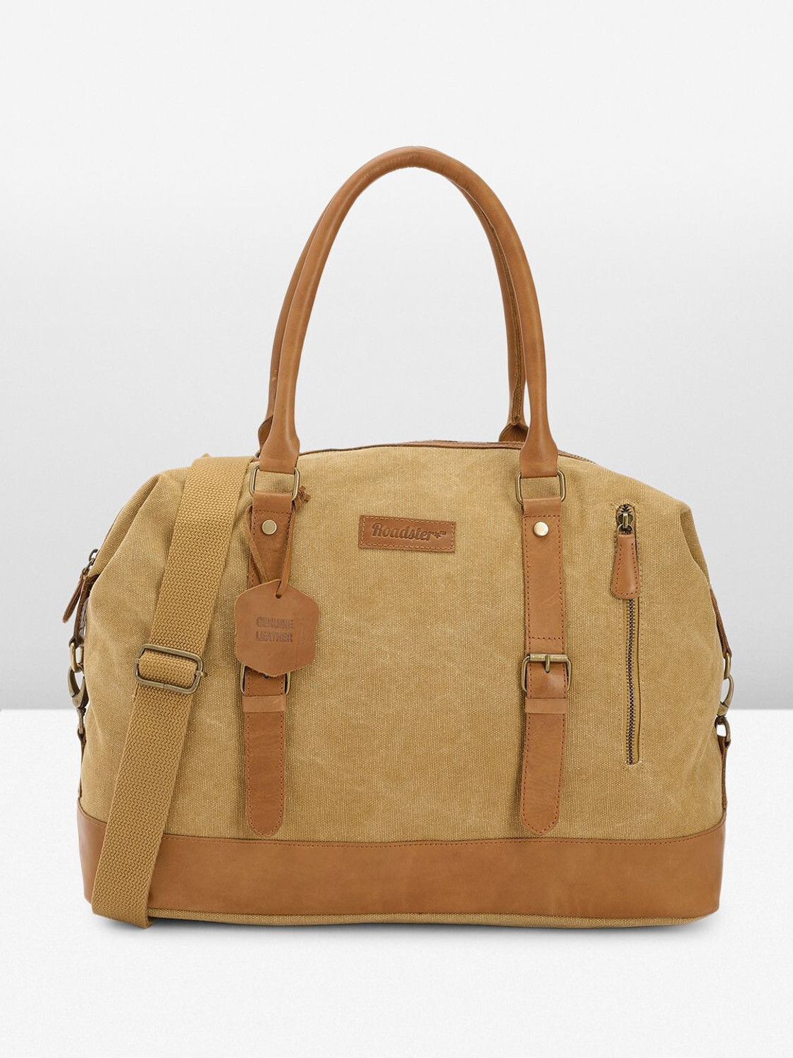 Image of Roadster Men & Women Tan Shoulder Bag
