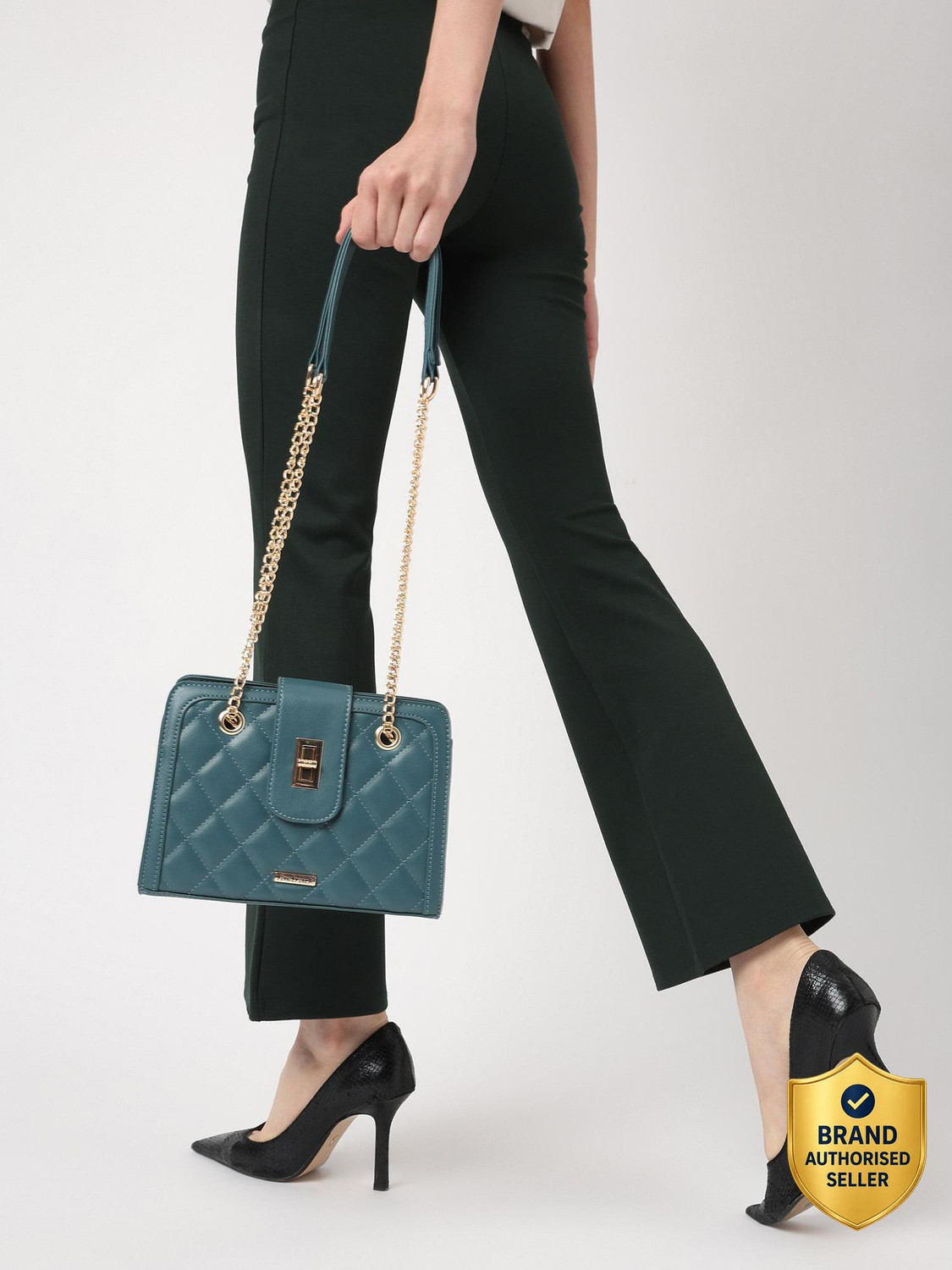 Image of Fastrack Women Blue Shoulder Bag