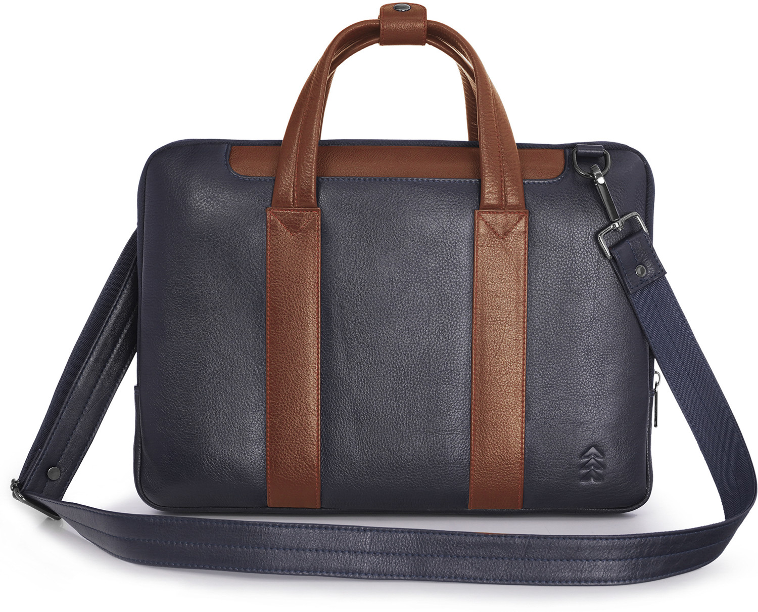 Image of Gilmore Oak Men & Women Blue, Tan Messenger Bag
