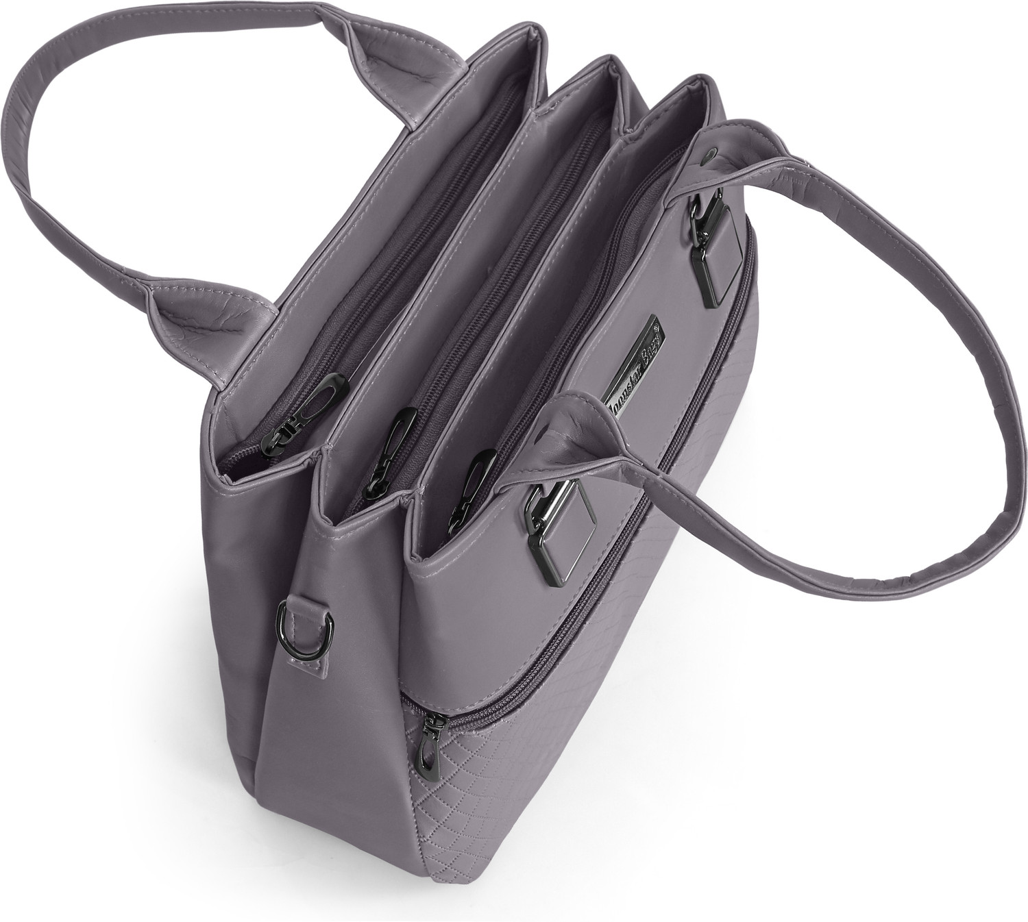 Image of MOONSTAR BAGS Women Grey Shoulder Bag