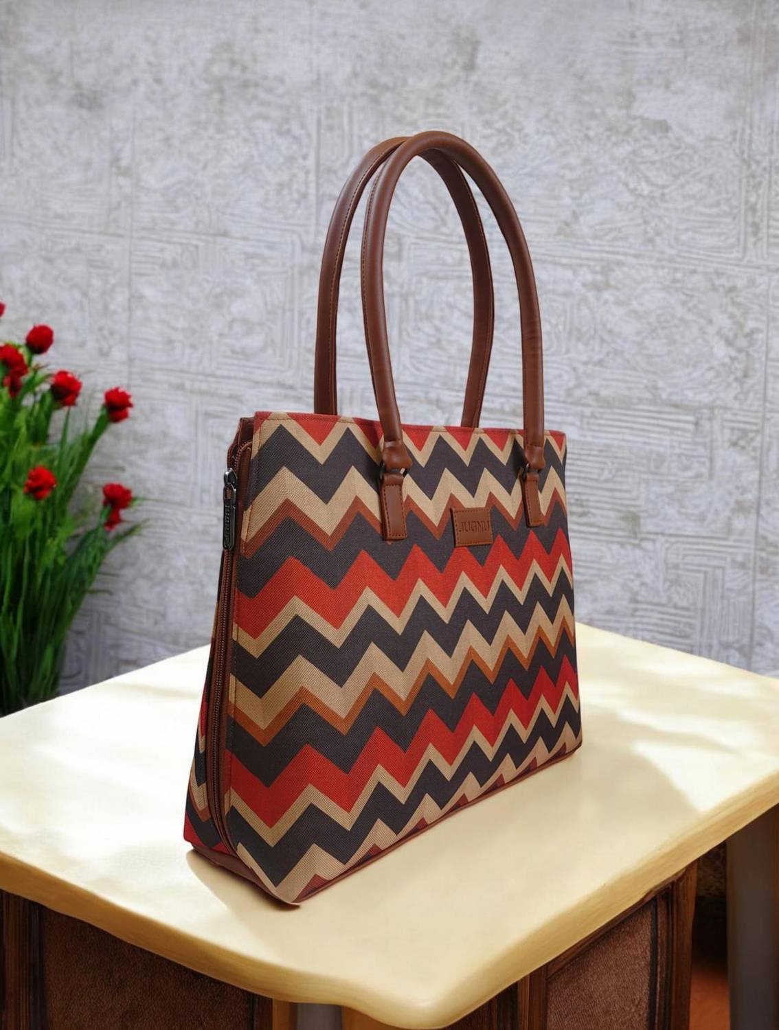 Jugnu Women Tan Handbag - Image 1