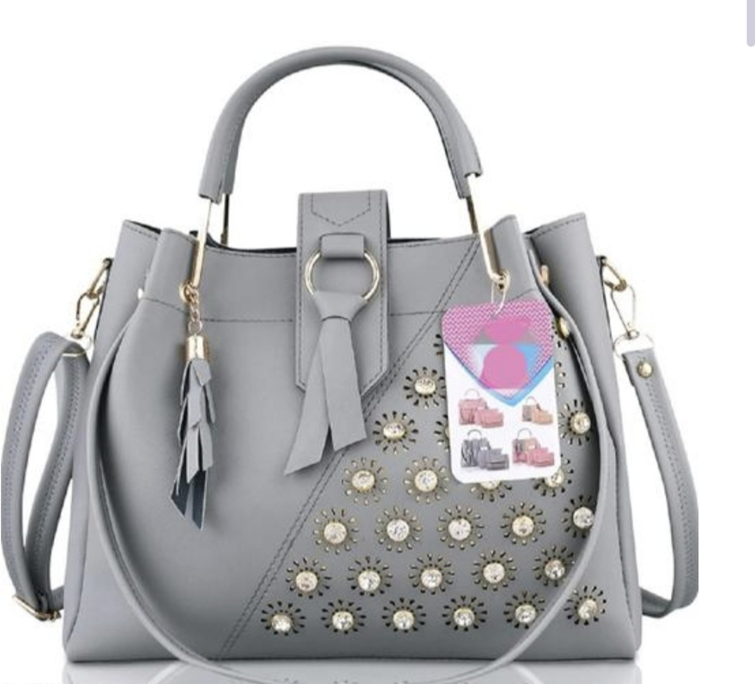 Image of AARAALS collection Girls Grey Handbag