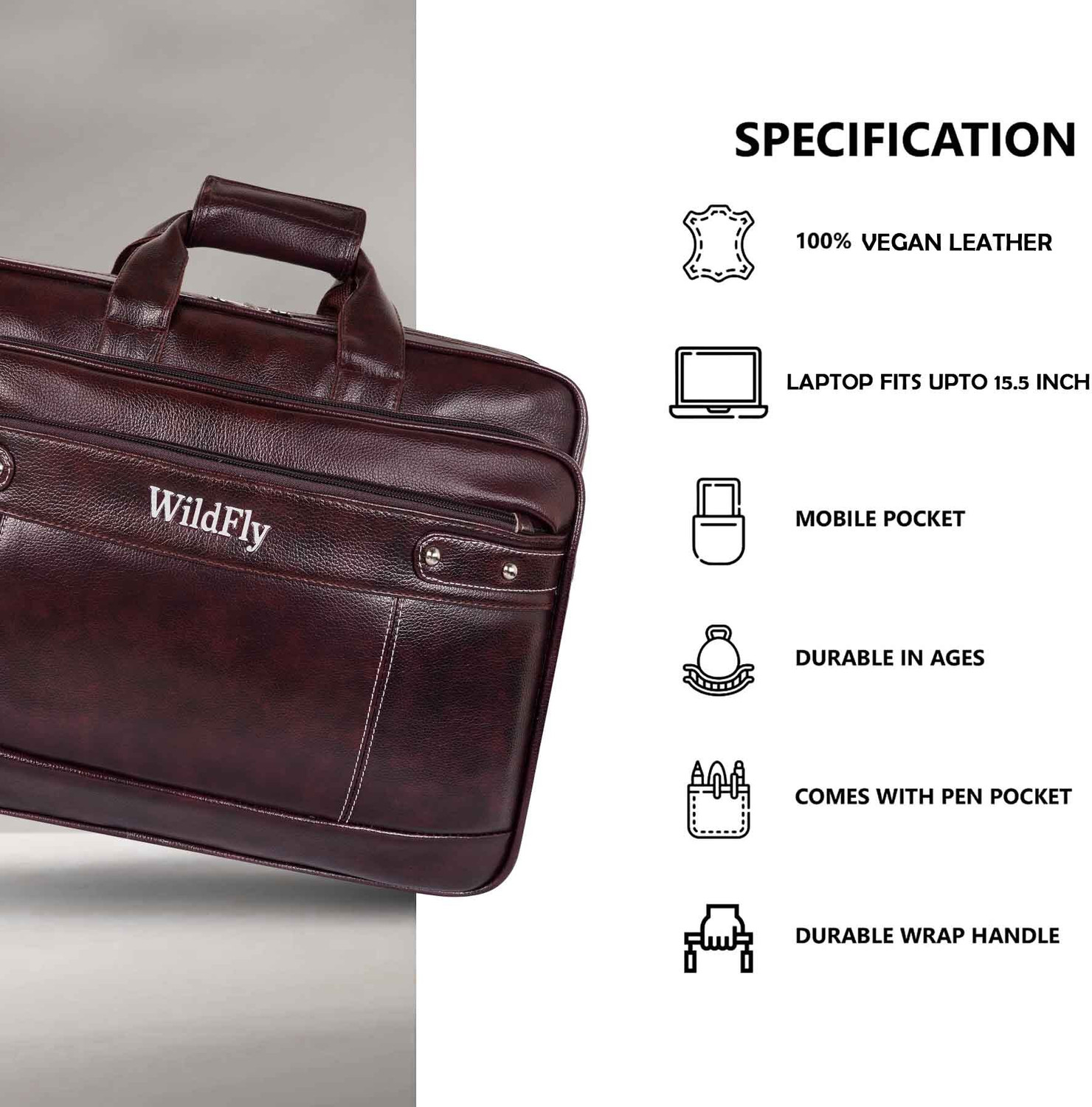 Image of IMPEX Men & Women Brown Messenger Bag