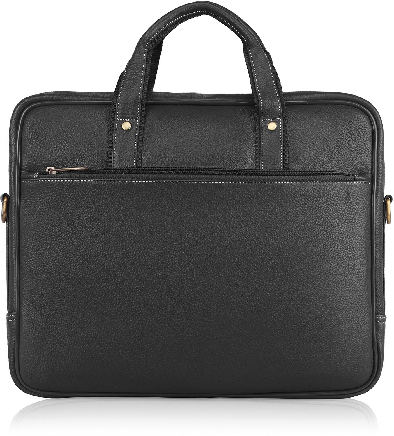 Image of WILDHORN Men Black Messenger Bag