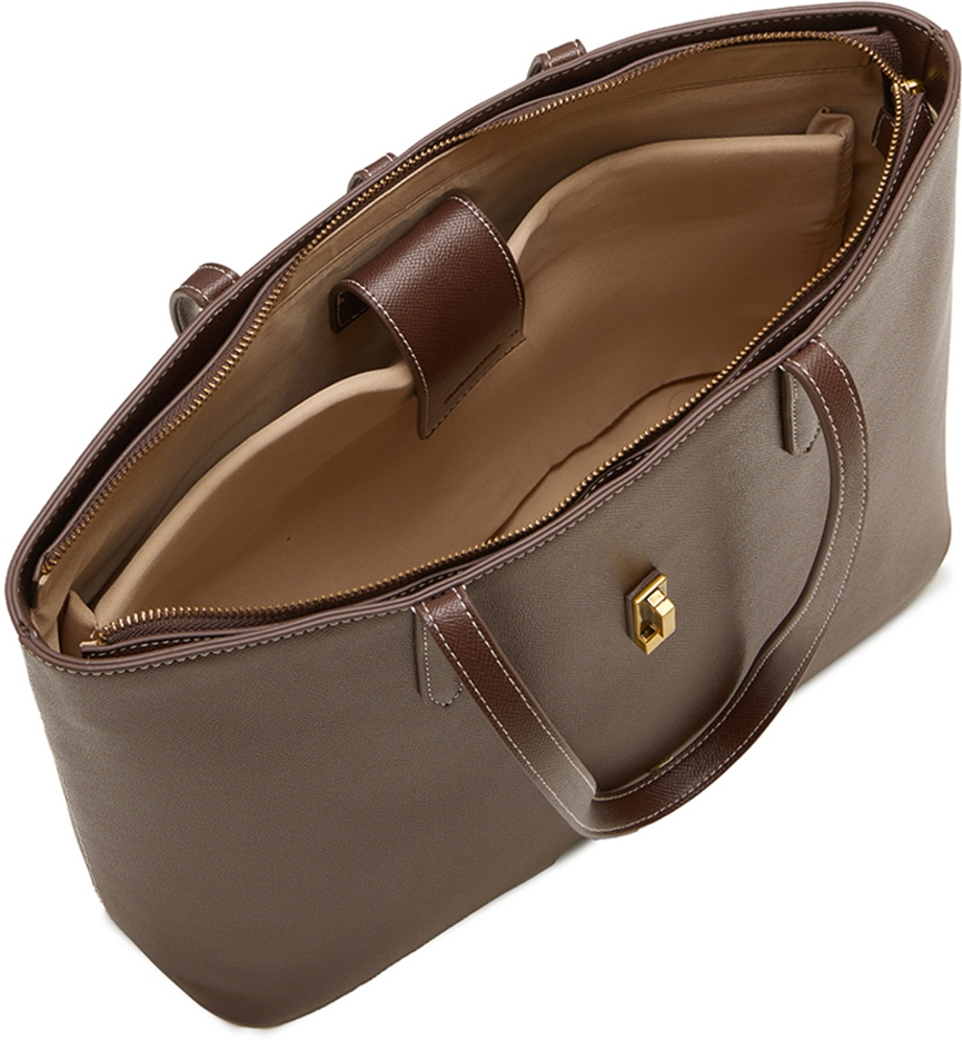 Image of Miraggio Women Brown Tote