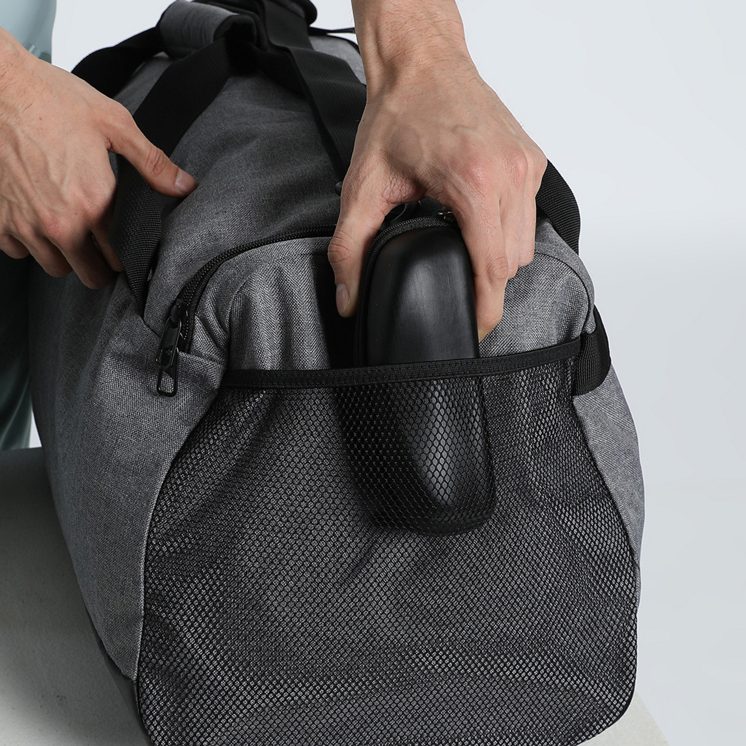 Image of PUMA Men & Women Grey Hand-held Bag