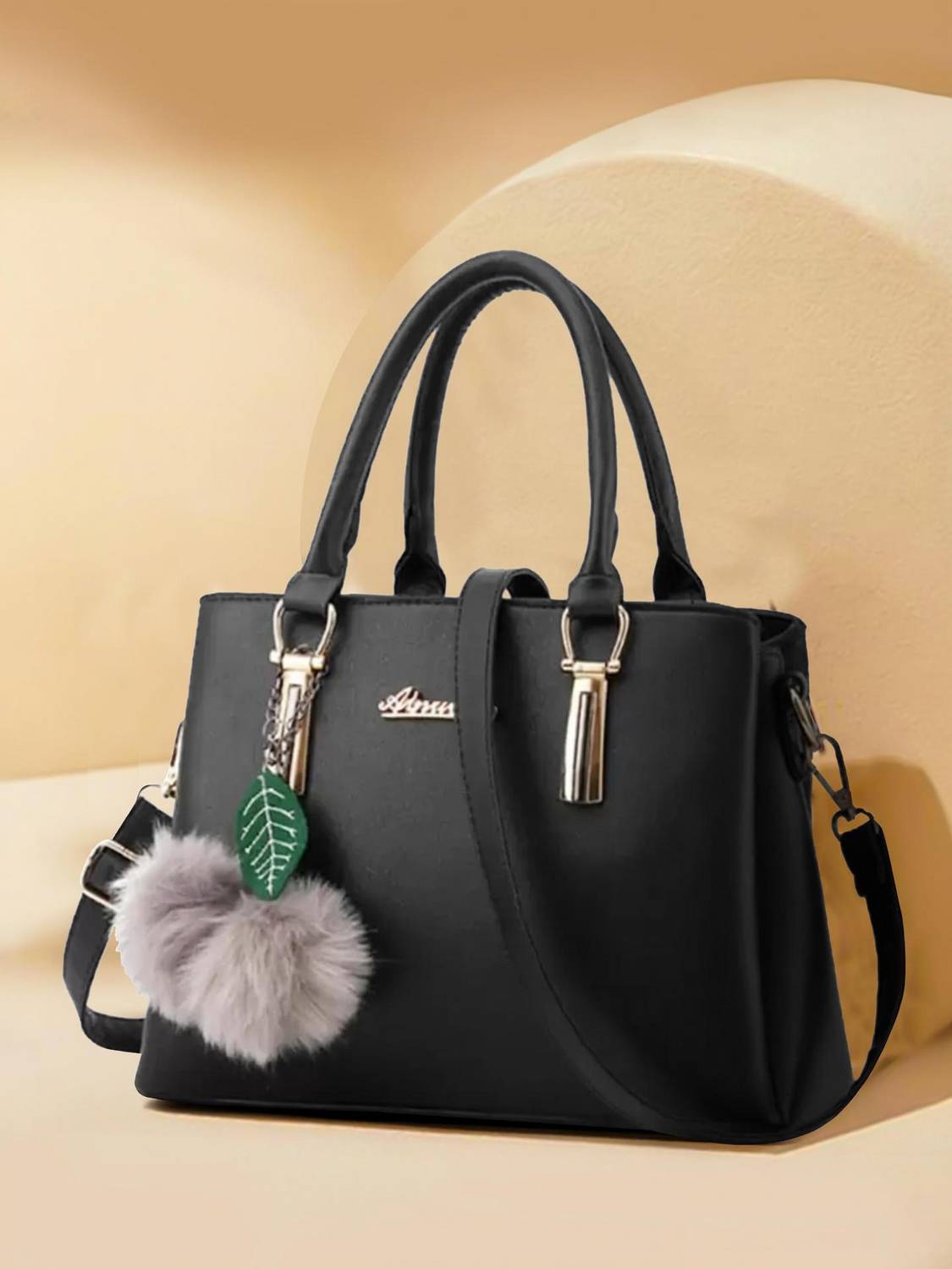BKB Creations Women Black Handbag