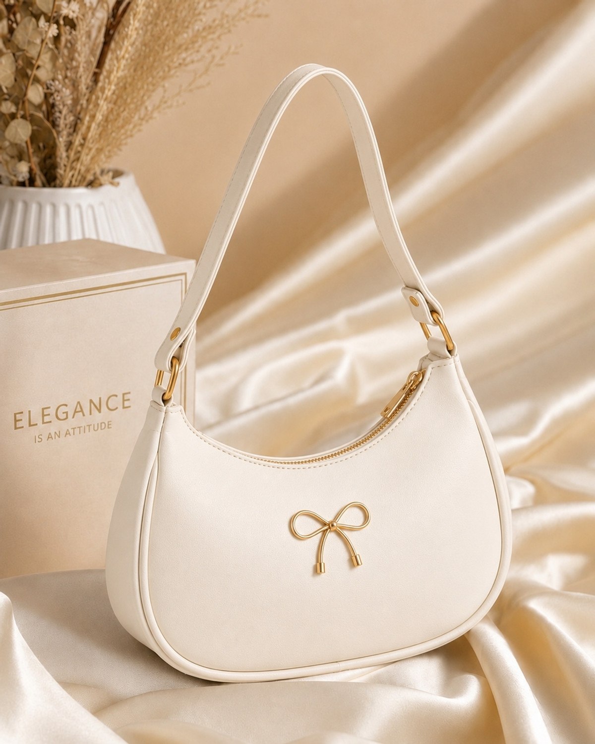 Image of Nexivo Women White Hobo