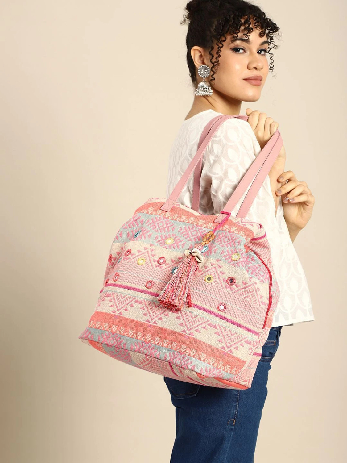 Image of ANOUK Women Pink Tote