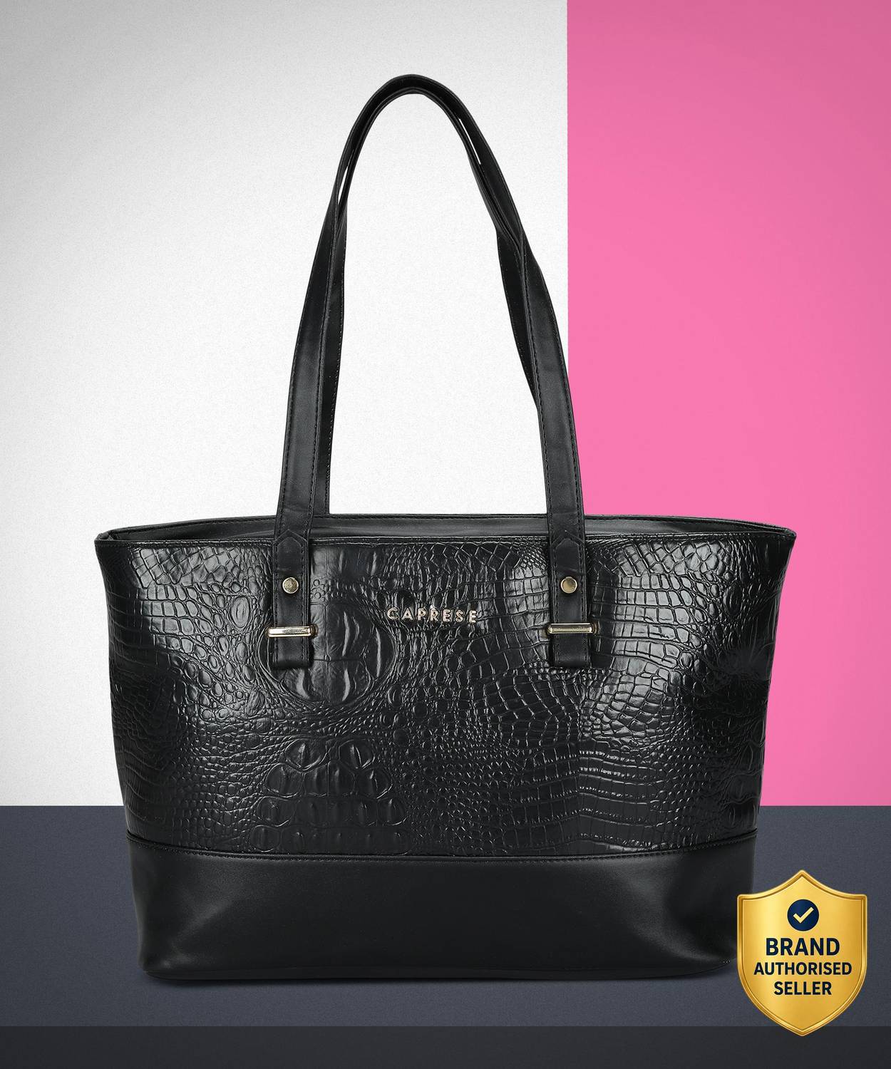 Caprese Women Black Handbag