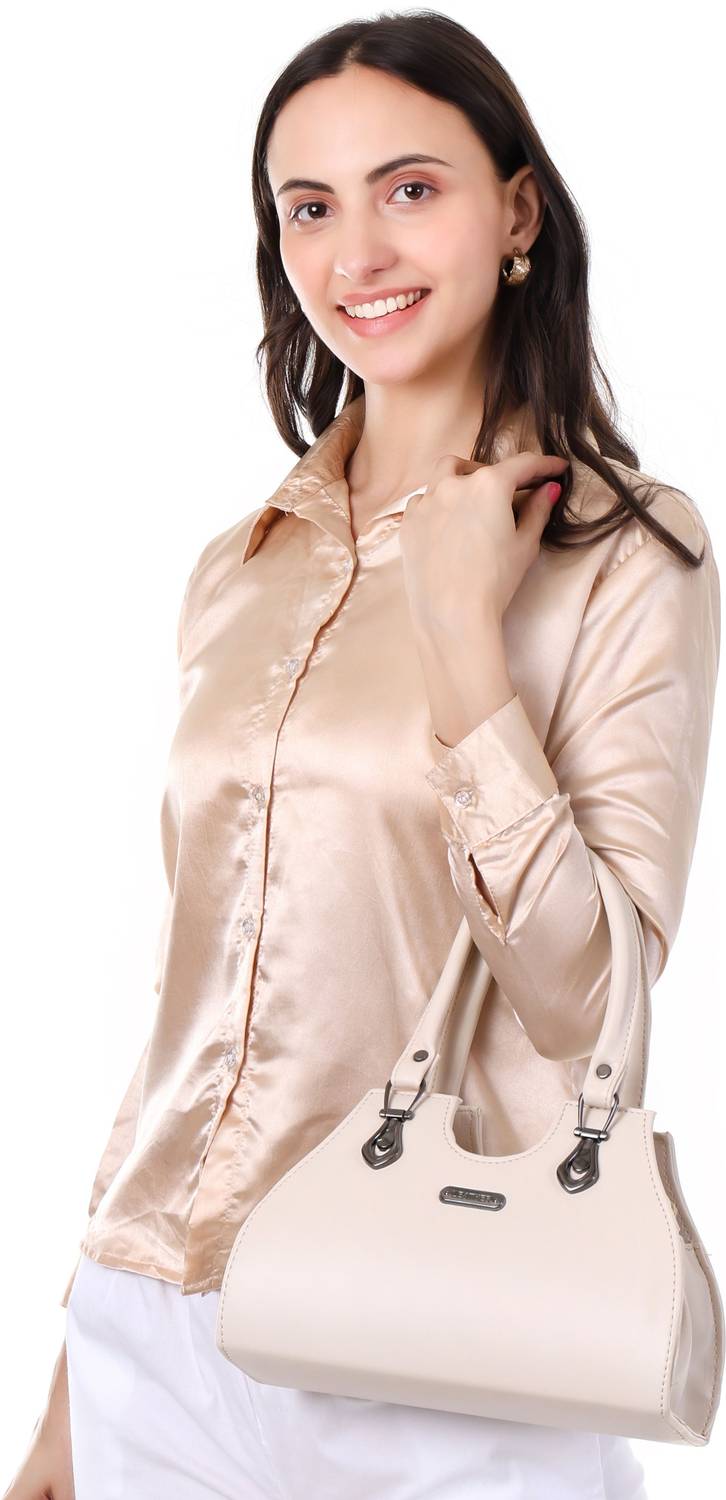 Ross Brown Women Beige Handbag - Image 5