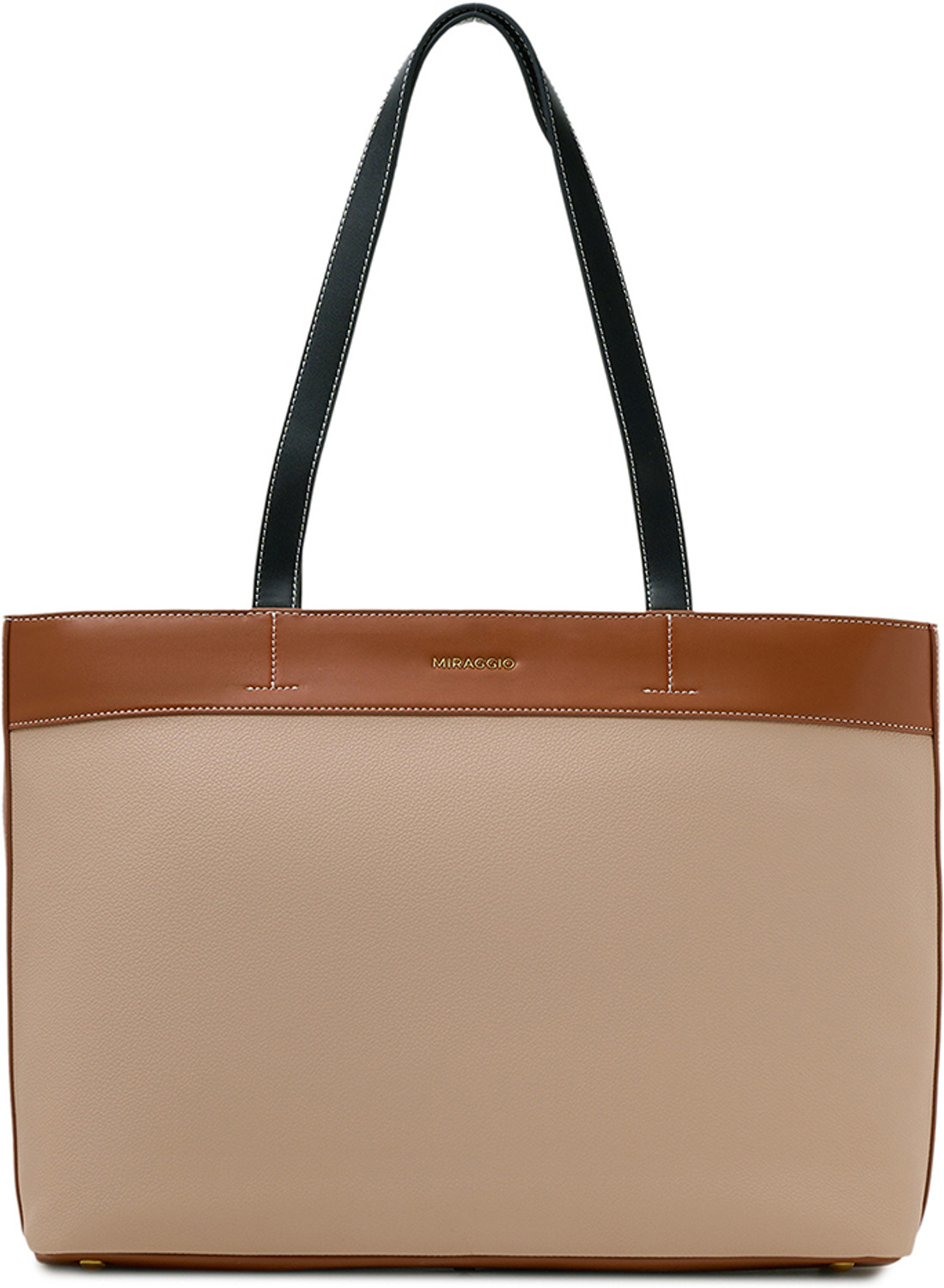 Image of Miraggio Women Khaki Tote