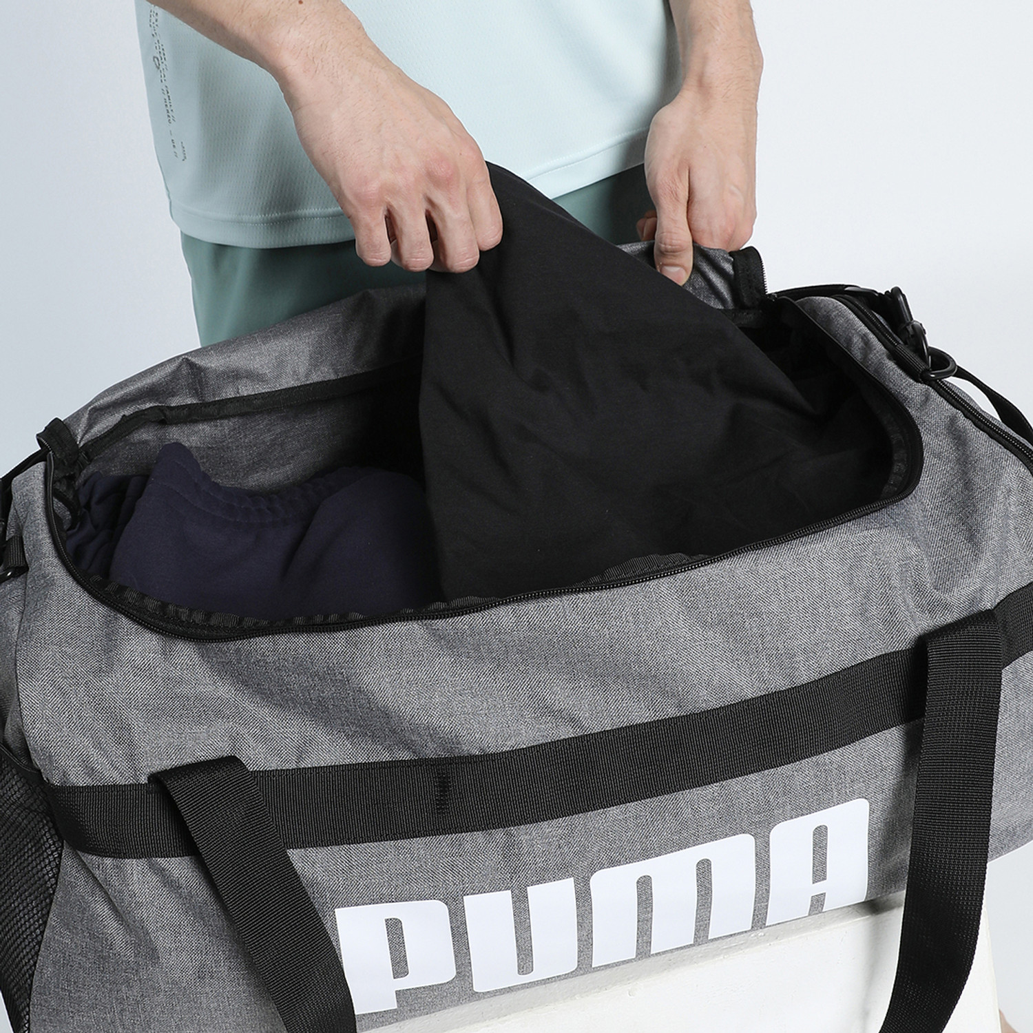 Image of PUMA Men & Women Grey Hand-held Bag