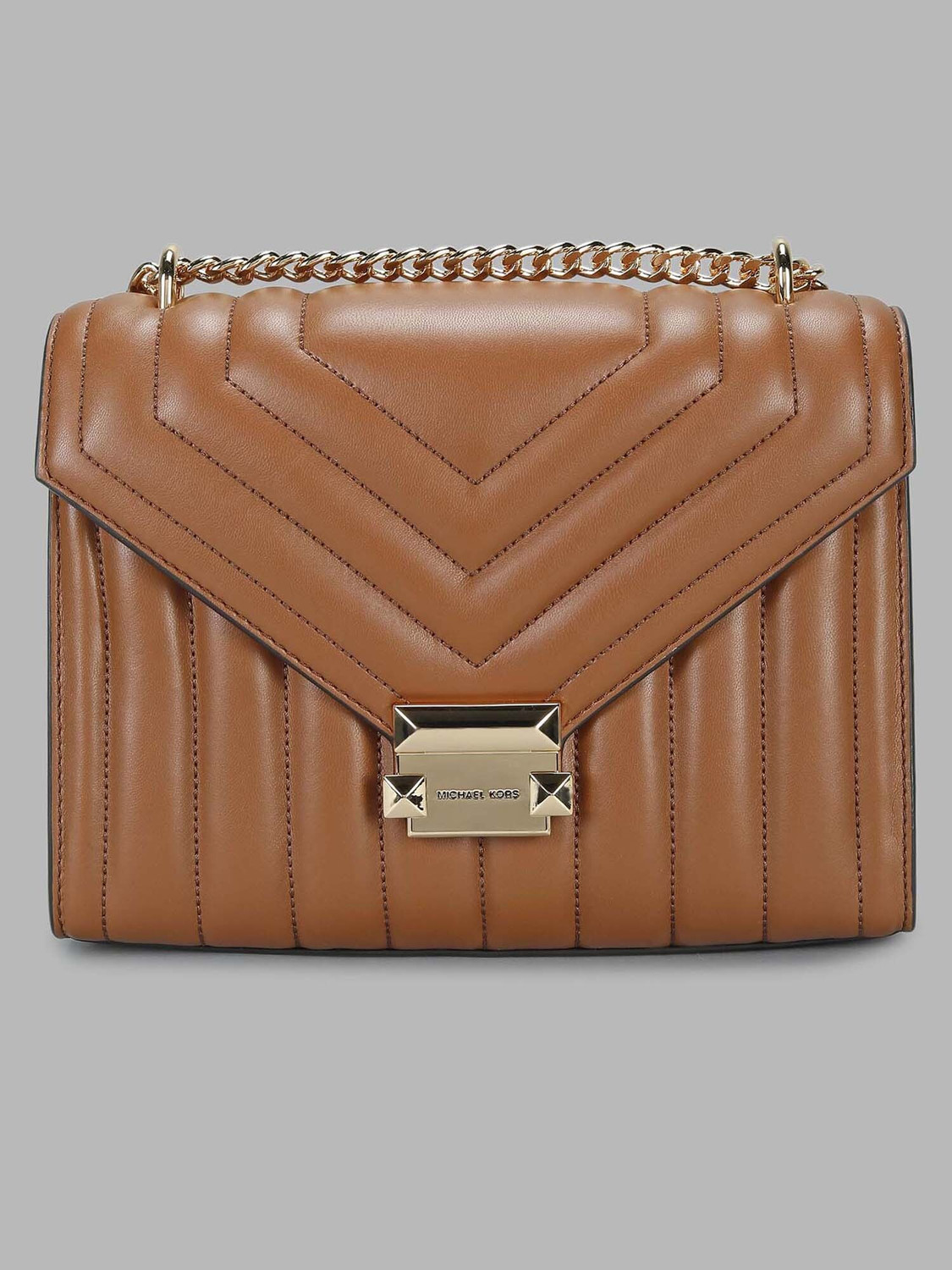 Image of MICHAEL KORS Women Brown Shoulder Bag