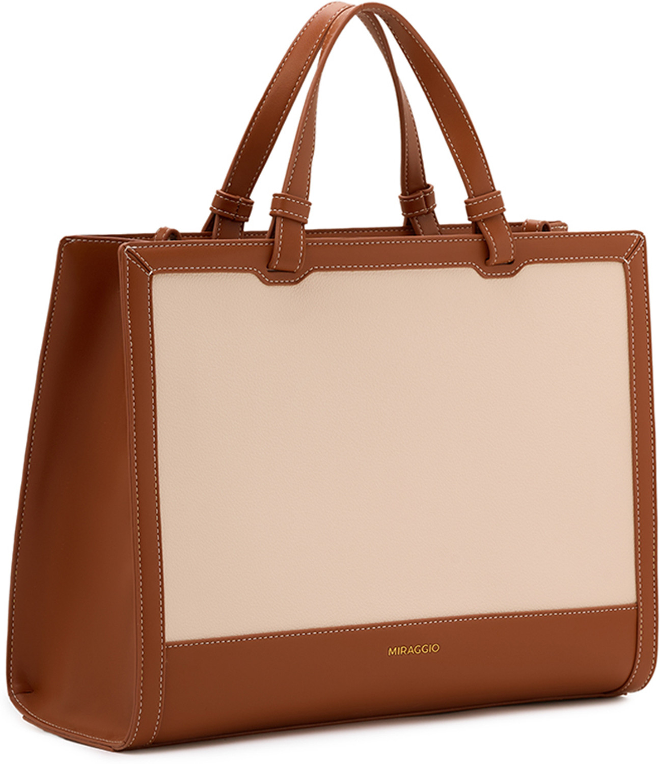Image of Miraggio Women Khaki Tote