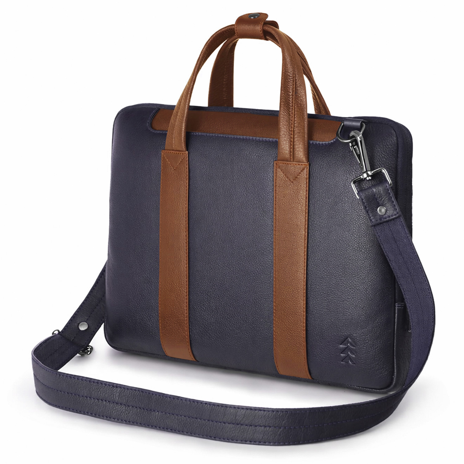 Image of Gilmore Oak Men & Women Blue, Tan Messenger Bag