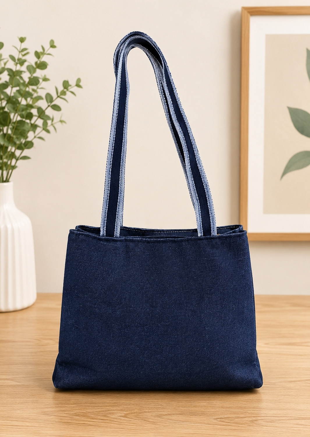 Image of Mural Women Blue Tote