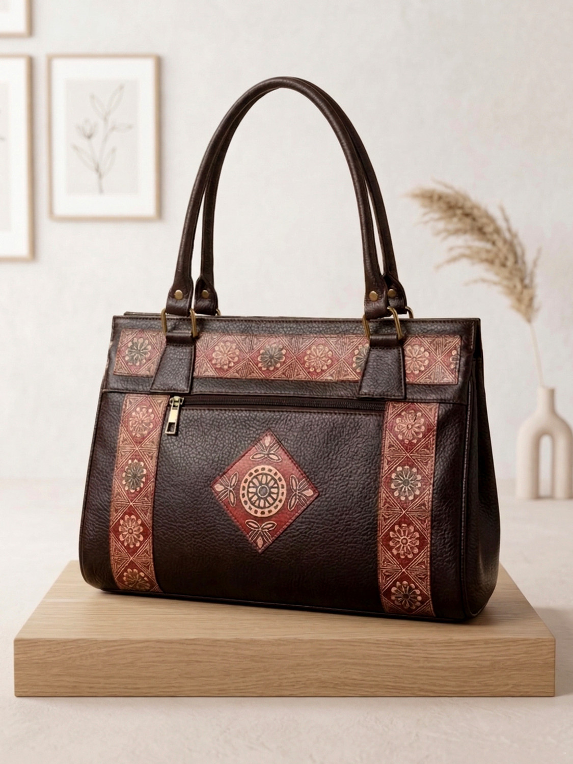 Image of Crazy Flame Women Brown Shoulder Bag