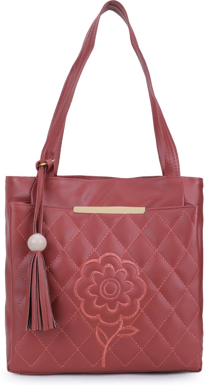 ARNLC Women Maroon Hand-held Bag
