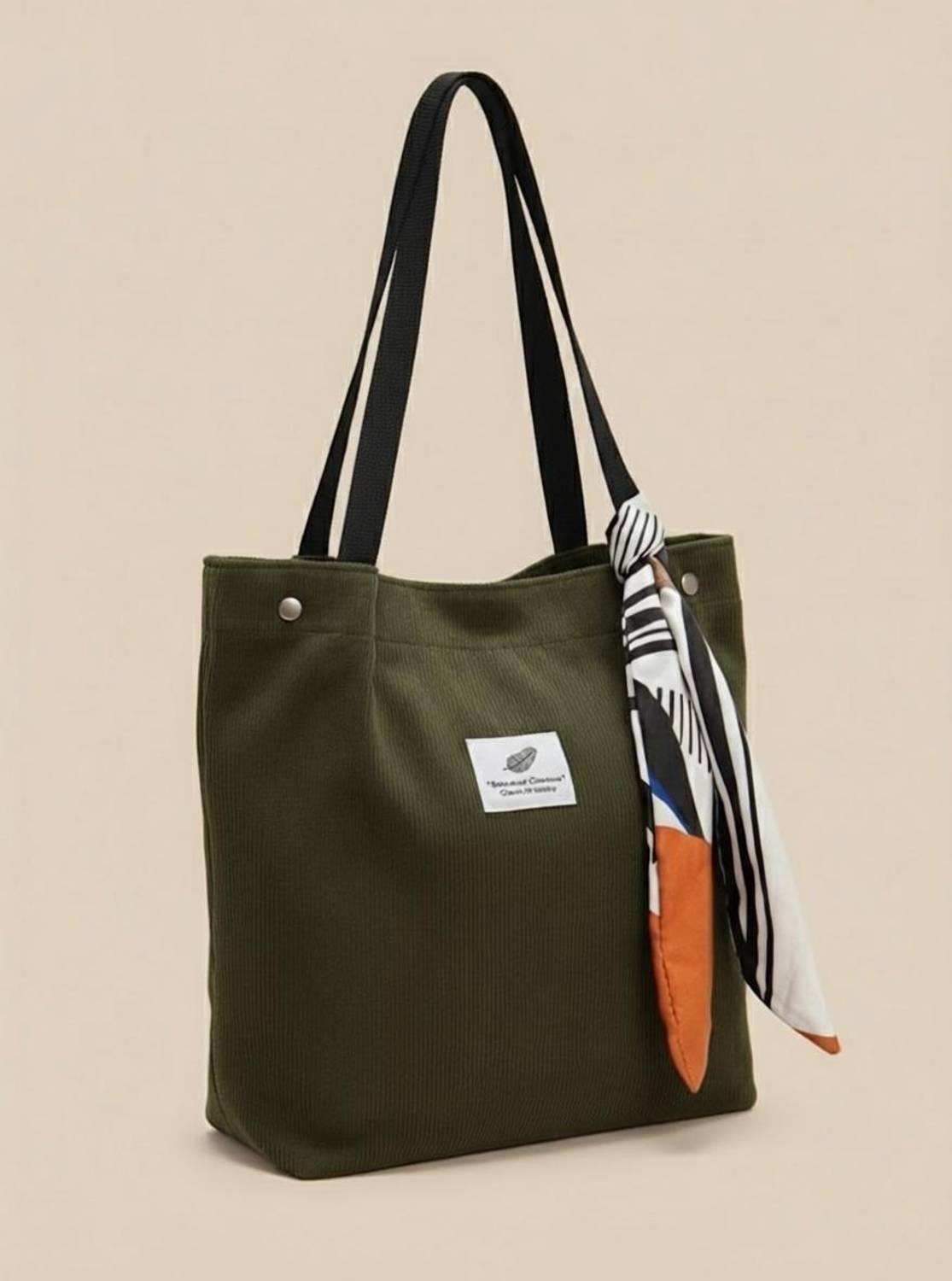aesthetic Women Green Tote