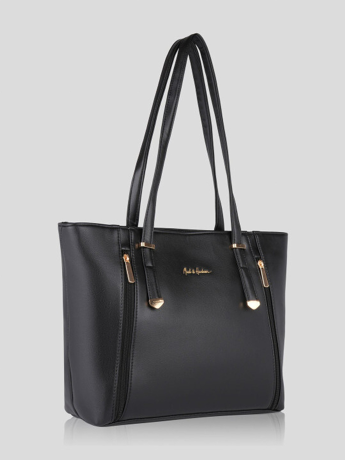 Image of Mast & Harbour Women Black Hand-held Bag
