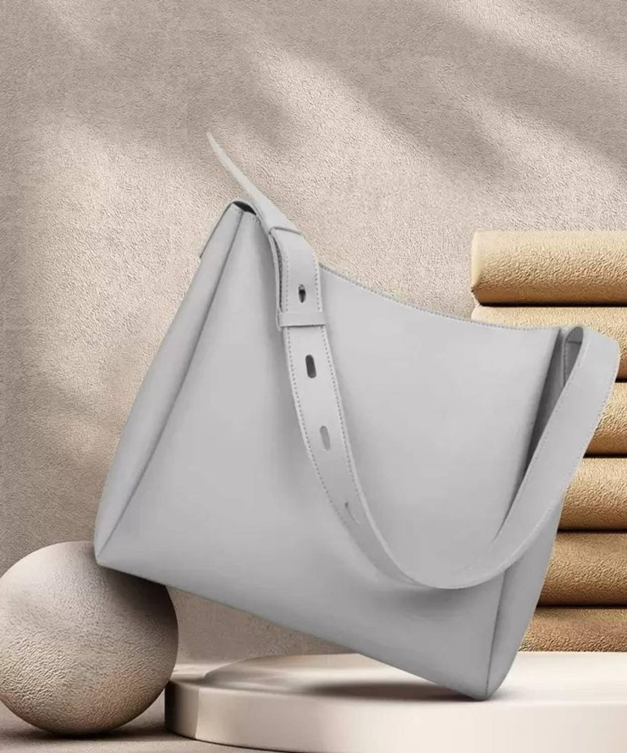 aesthetic Women Grey Tote