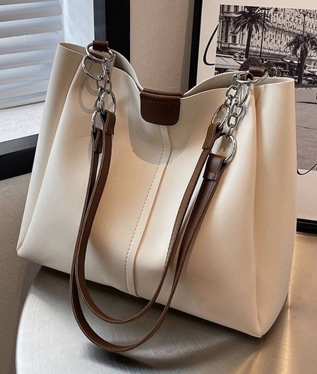 ROYCE Women White Shoulder Bag - Image 3