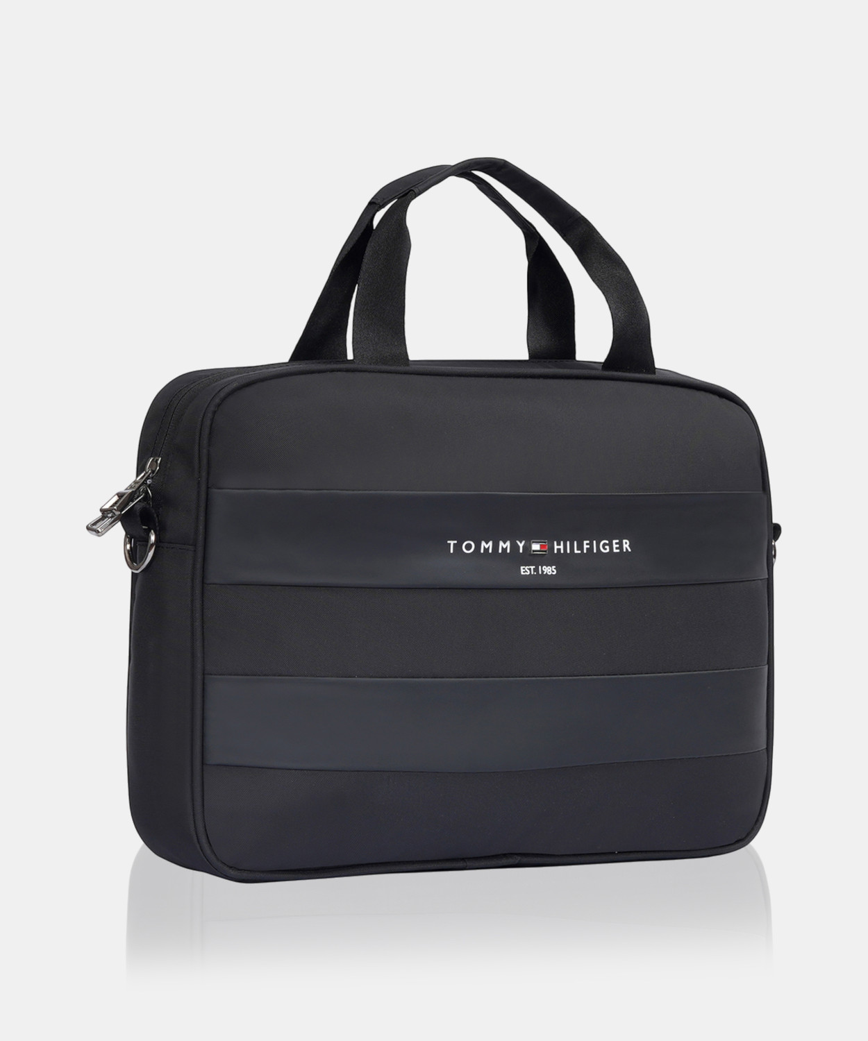 Image of TOMMY HILFIGER Men & Women Black Messenger Bag
