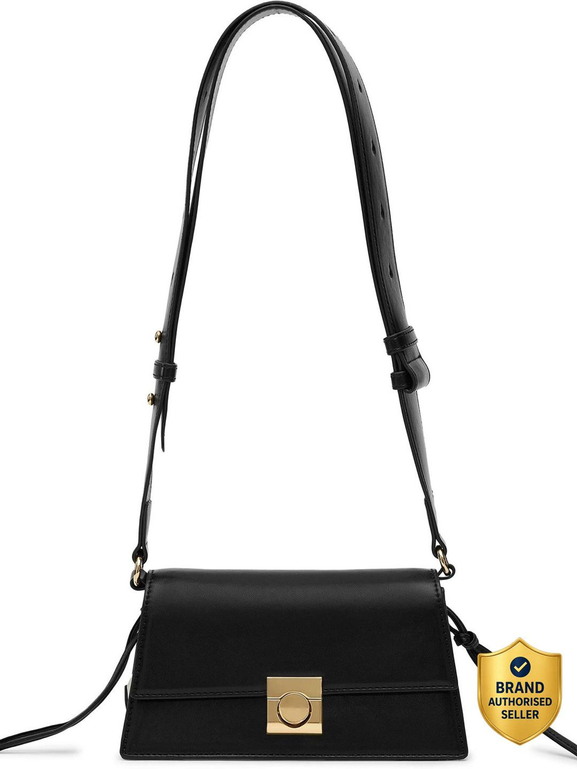 Image of Miraggio Women Black Sling Bag