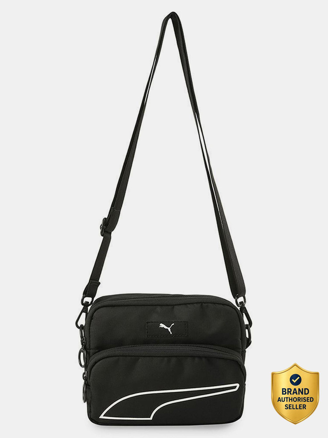 PUMA Women Black Messenger Bag